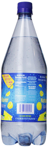 CRYSTAL GEYSER NATURAL LEMON SPRK MINERAL WATER PLASTIC BOTTLE 1 CT 42.3 OZ - 0654871000421